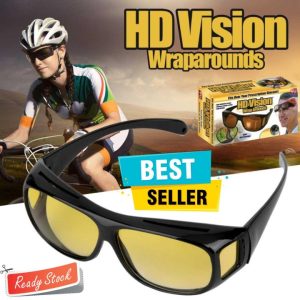 1 Pieces HD Day & Night Vision Wrap Around Glasses