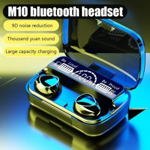 M10 TWS Bluetooth 5.3 Earbuds | Original M10 | LED Display | Wireless Earphones with Microphone Rs 633