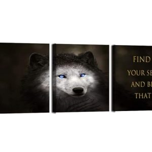 set of 3 Motivational sticky canvas frames for wall decore / sticky phototiles for office and home workplace