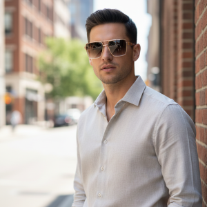 Luxury Square Black Gradient Sunglasses