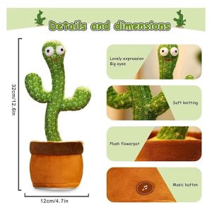 Portable Rechargeable Dancing Cactus T